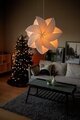Adventsstjärna Veckad Vit Ø80 cm Konstsmide